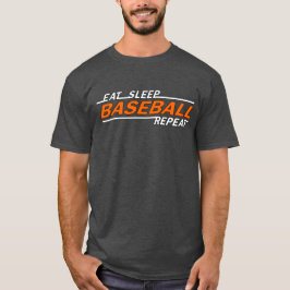 Camiseta Repite el béisbol del sueño