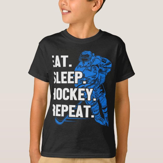 Camiseta Repite el hockey sobre sueño (Anverso)