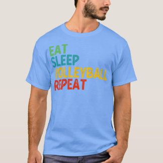 CAMISETA REPITE EL VOLEIBOL DEL DORMITORIO DEL DORMITORIO R