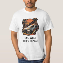 Camiseta Repite la deriva del sueño. Extremo del jdm de coc