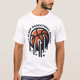 Camiseta repitiendo el básquetbol de dormir