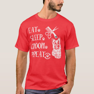 Camiseta repitiendo el novio de consumo de carne de perro