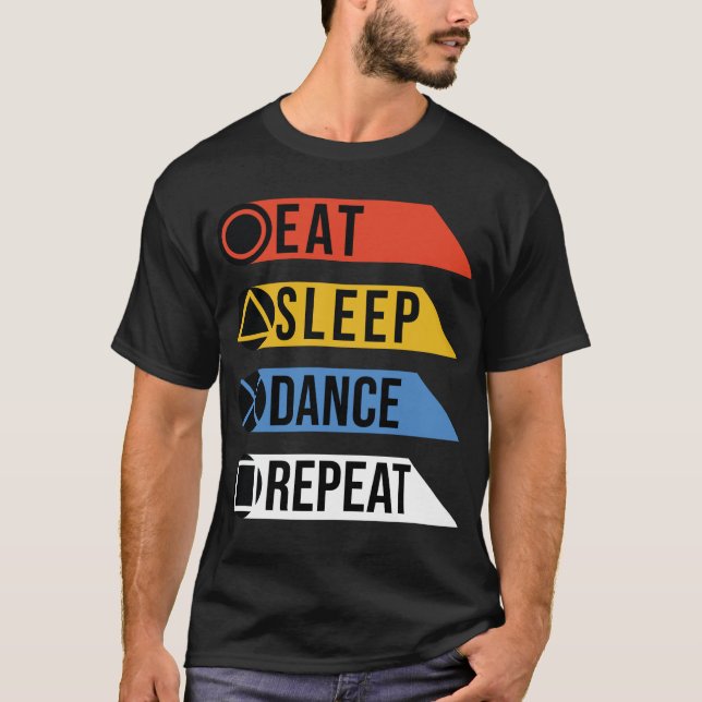 Camiseta Repito de baile de sueño (Anverso)