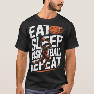 Camiseta Repito de Básquetbol de sueño, jugador, niños, Chi