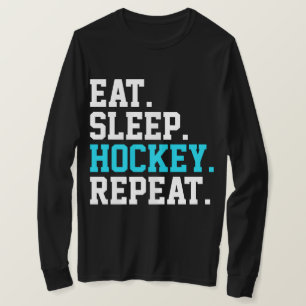 Camiseta Repito de hockey sobre césped para dormir para los