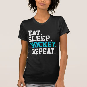 Camiseta Repito de hockey sobre césped para dormir para los
