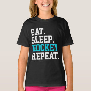 Camiseta Repito de hockey sobre césped para dormir para los