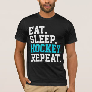 Camiseta Repito de hockey sobre césped para dormir para los