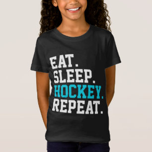 Camiseta Repito de hockey sobre césped para dormir para los