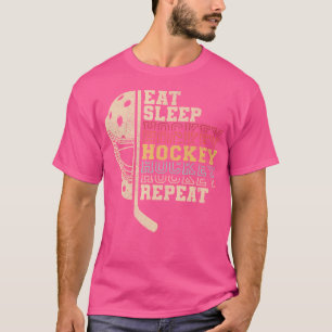 Camiseta Repito de hockey sobre sueño Hombres Hombres Niños