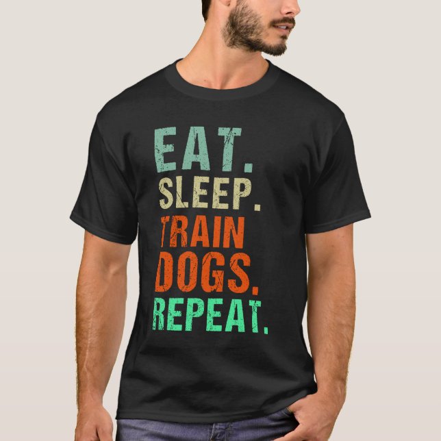 Camiseta Repito de los perros del tren del sueño del sueño  (Anverso)