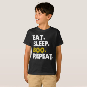 Camiseta Repito del boo de sueño de comer - Halloween 2022 