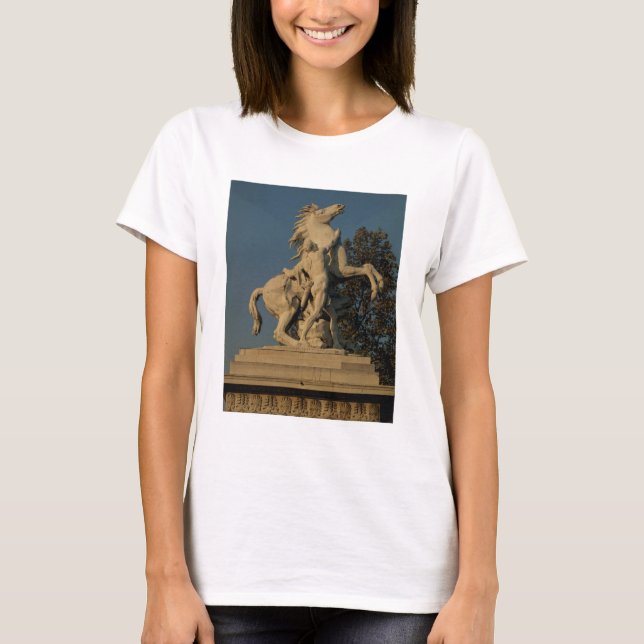 Camiseta Réplica de uno de los dos 'Caballos de Marly' orig (Anverso)