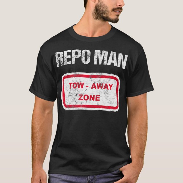 Camiseta Repo Man Recovery Tow Camión Gracioso Reposesión G (Anverso)