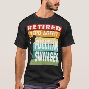 Camiseta Repo retirado Agente Fulltime Swinger Golf Golfer