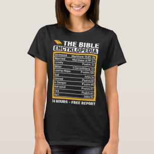 Camiseta Reporte gratuito de la Enciklopedia Biblia las 24 