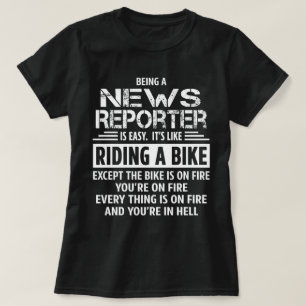 Camiseta Reportero de noticias