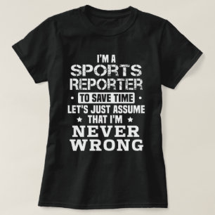Camiseta Reportero deportivo