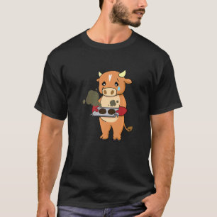 Camiseta Repostería Salió Mal Vaca Chef Culinario Panadero