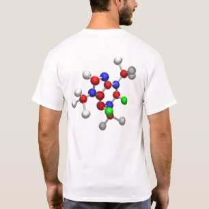 Camiseta Representación 3D de molécula