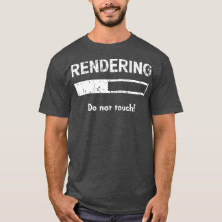 Camiseta Representación de la animación de Visual SFX del E