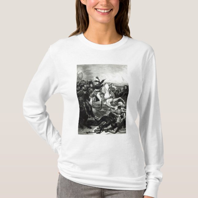 Camiseta Representación de Napoleon como el héroe (Anverso)