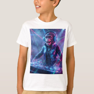 Camiseta Representación de video musical 3D Neon