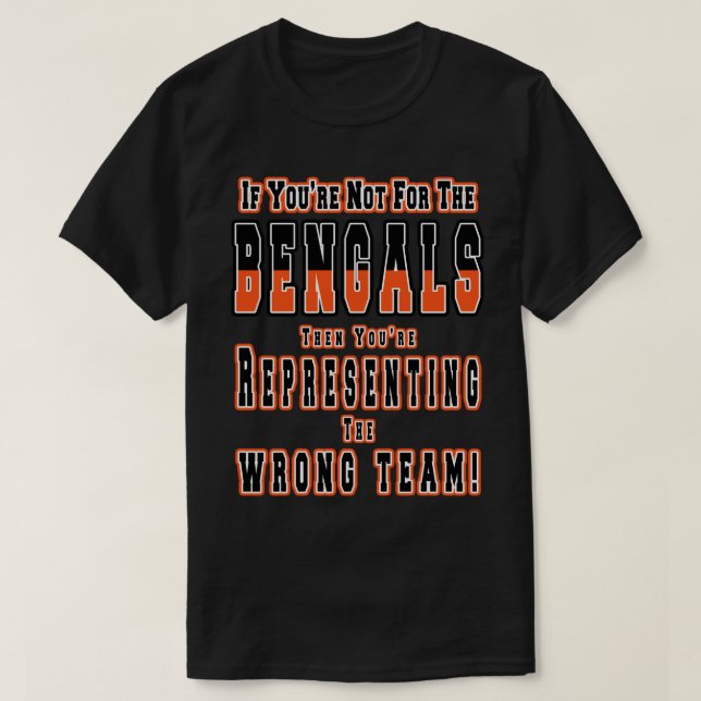 Camiseta Representando A Los Bengalíes (Diseño del anverso)