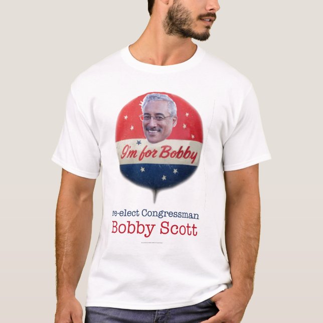 Camiseta Representante. Bobby Scott para el congreso (Anverso)