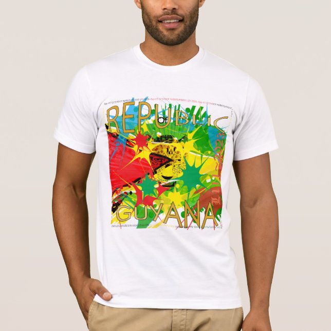 Camiseta Representante De GUYANA MASHRAMANI L111-2023 Jagua (Anverso)