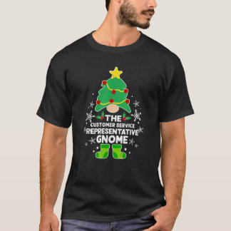 Camiseta Representante de Servicio al Cliente Gnome Family