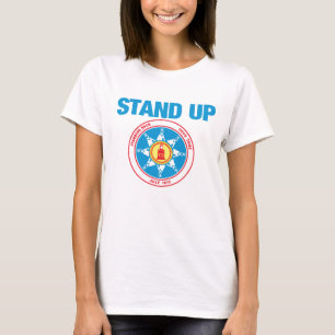 Camiseta represente para arriba roca derecha