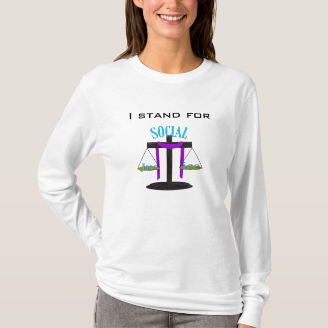 Camiseta Represento (el equilibrio cruzado T) (Anverso)