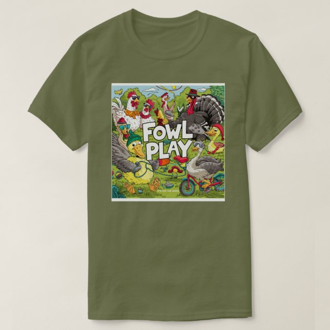 Camiseta Reproducción de aves (Diseño del anverso)