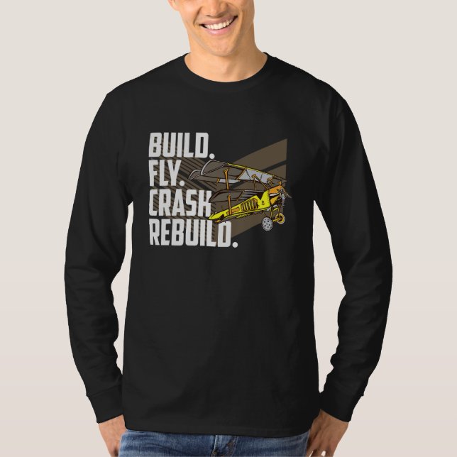 Camiseta Reproducción de colisión de vuelo Repetición Model (Anverso)