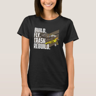 Camiseta Reproducción de colisión de vuelo Repetición Model