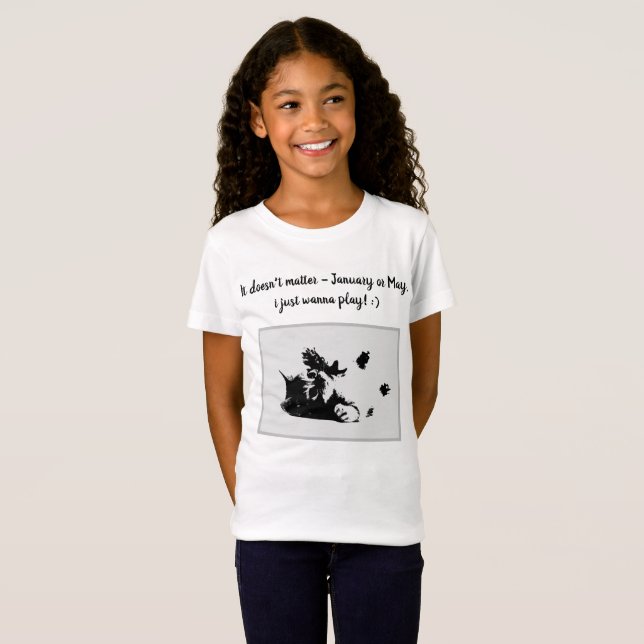 Camiseta Reproducción de gatos (Anverso completo)