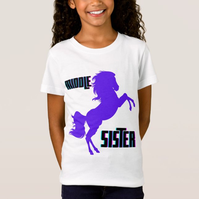 Camiseta Reproducción de la Pony Púrpura de la Hermandad Me (Anverso)