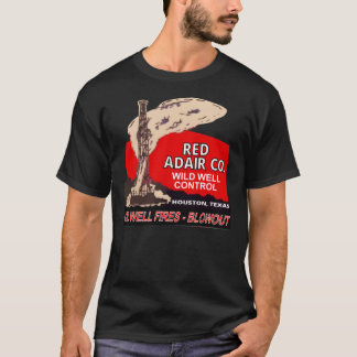 Camiseta Reproducción de logotipos de Red Adair Co. - Bomba