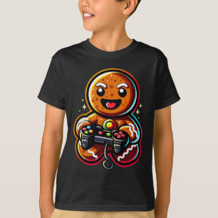 Camiseta Reproducción de Navidades de videojuegos de contro