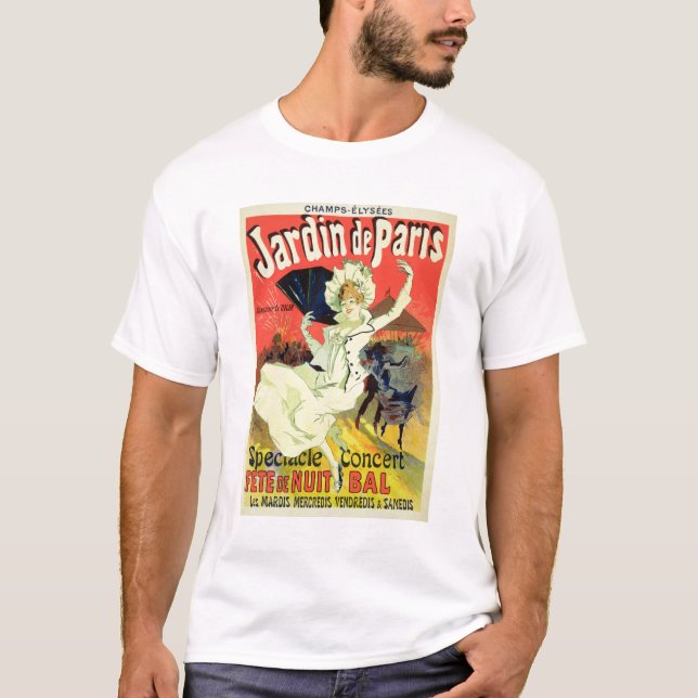 Camiseta Reproducción de una publicidad de poster el (Anverso)