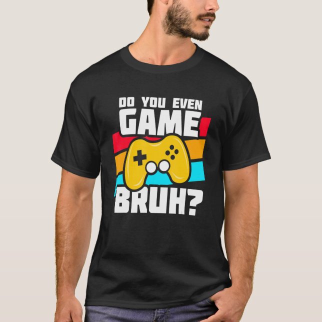 Camiseta Reproducción de videojuegos PC consola videojuegos (Anverso)
