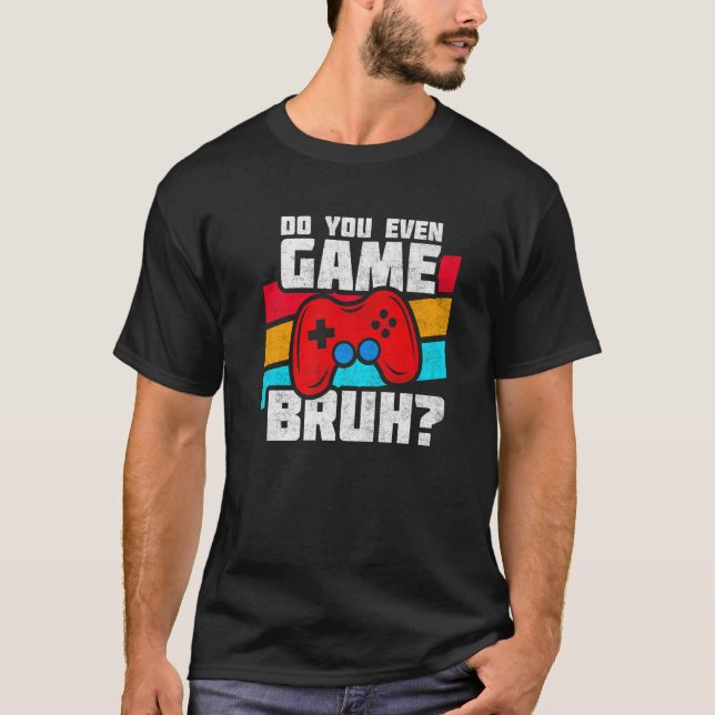 Camiseta Reproducción de videojuegos PC consola videojuegos (Anverso)