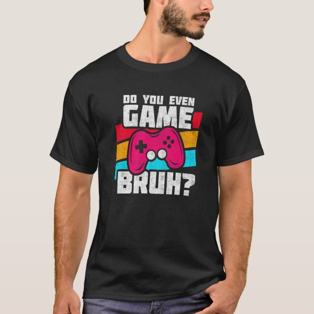 Camiseta Reproducción de videojuegos PC consola videojuegos (Anverso)