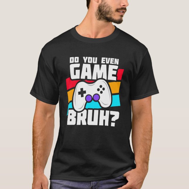 Camiseta Reproducción de videojuegos PC consola videojuegos (Anverso)