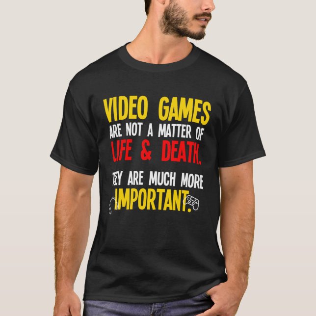 Camiseta Reproducción de videojuegos PC Console Gamer Geek (Anverso)
