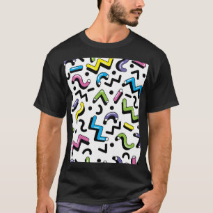 Camiseta Reproducción geométrica: patrón de formas de garab