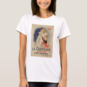 Camiseta Reproducción La Diaphane de una publicidad de