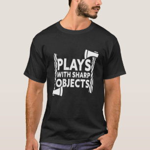 Camiseta Reproduce con objetos nítidos a través del eje
