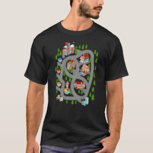 Camiseta Reproducir coches en la parte trasera de papá Juga